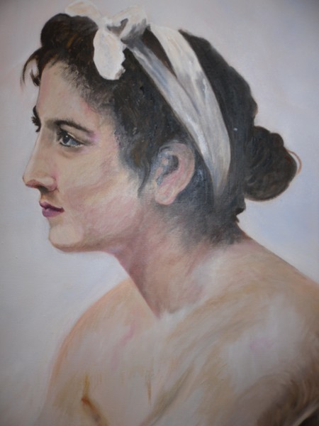 Woman in oil, finished