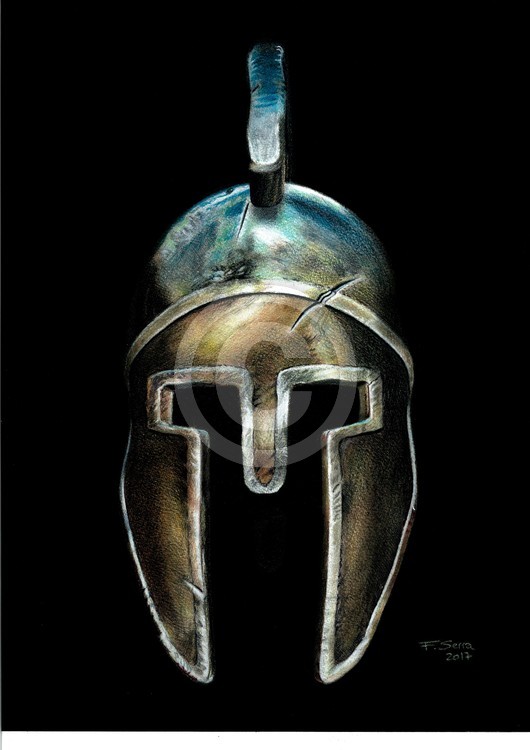 Spartan helmet