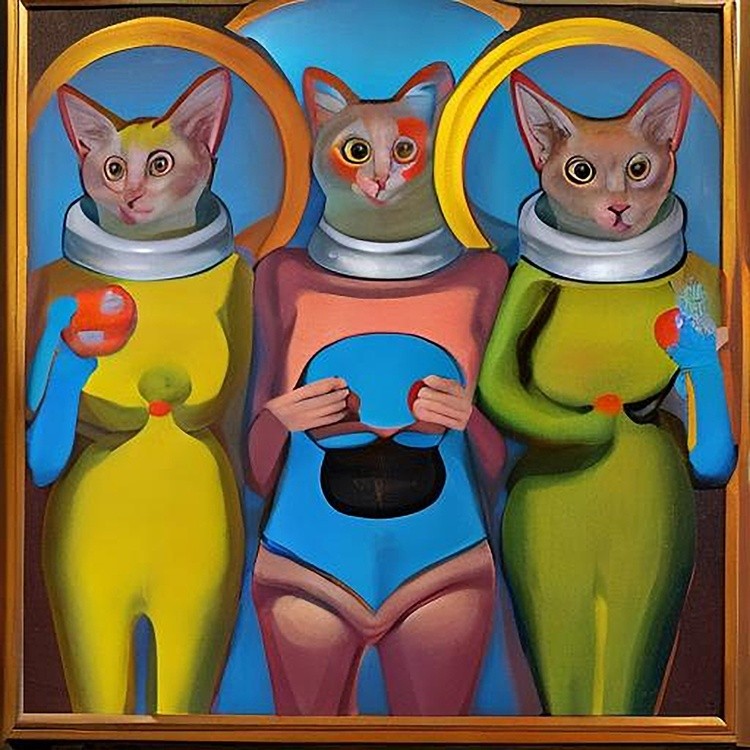 3 SPACE CATS