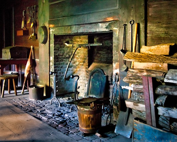 Kitchen Fireplace