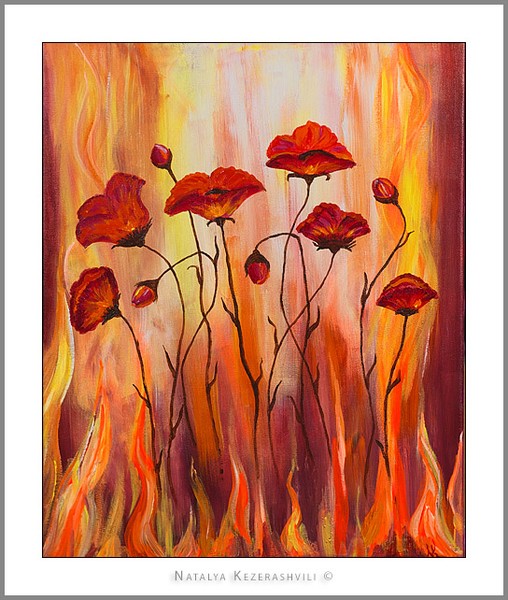 POPPIES IN FIRE