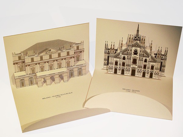 3D Pop-up postcards - Milan monuments