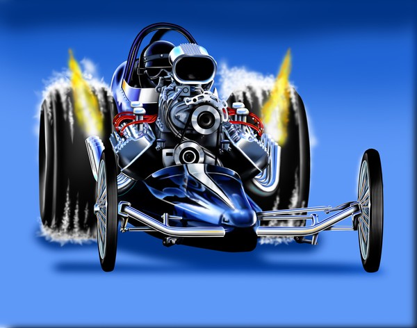 old dragster