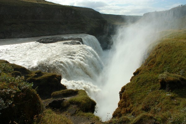 Gullfoss waterfall.Iceland