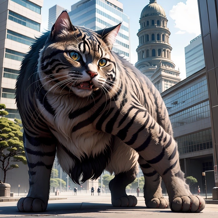 giant cat