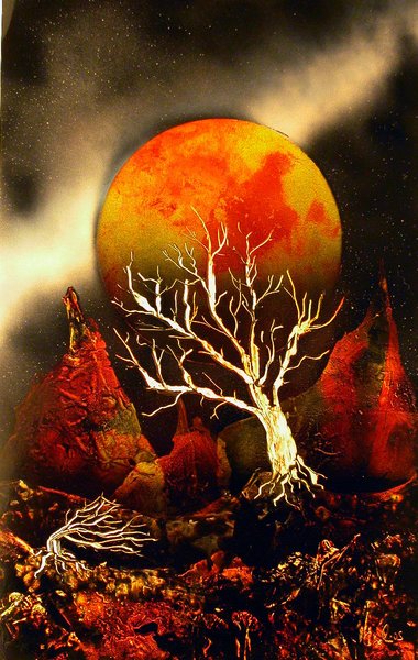 Red Planet with trees