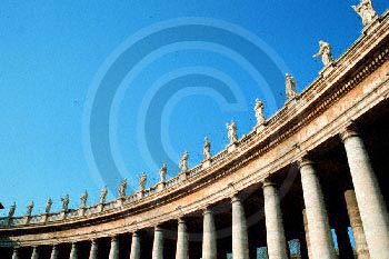 S. Peter's Colonnade - Rome, Italy