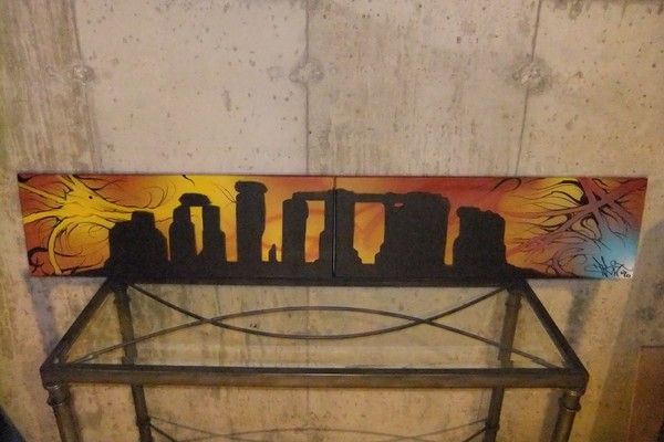 Stone Henge Double Canvas