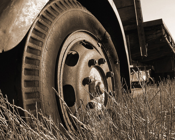 Old Truck Wheel