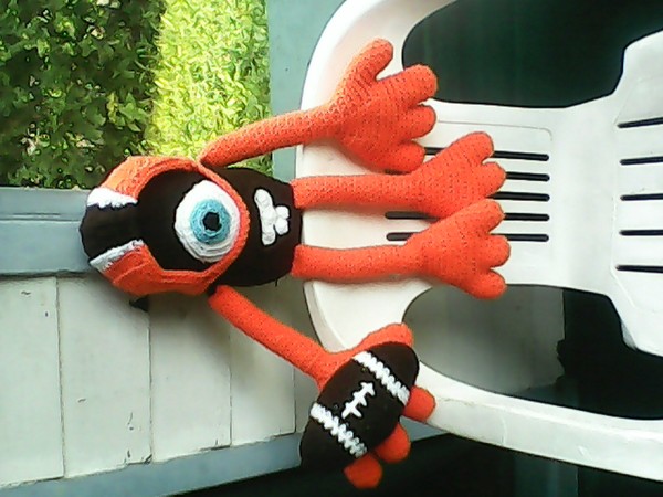 mike the monster cleveland brown style