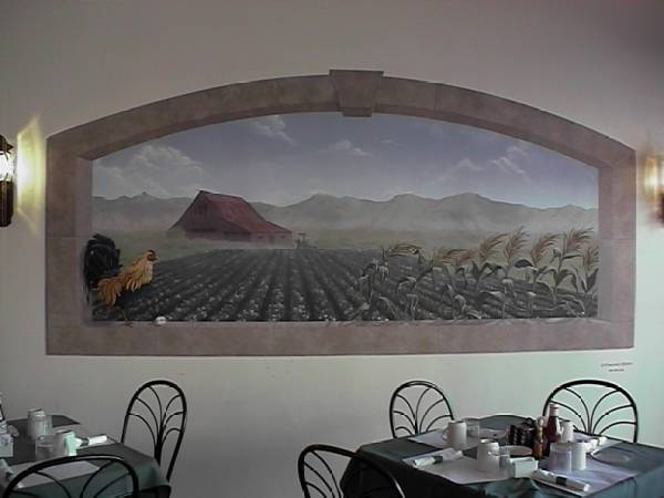 Mural for Brunch Restaurant