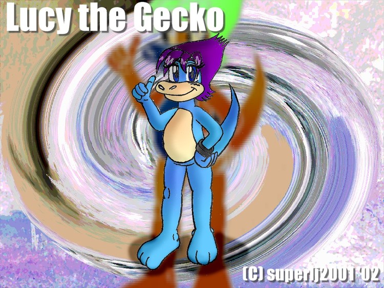 Lucy the Gecko 2002 Version.