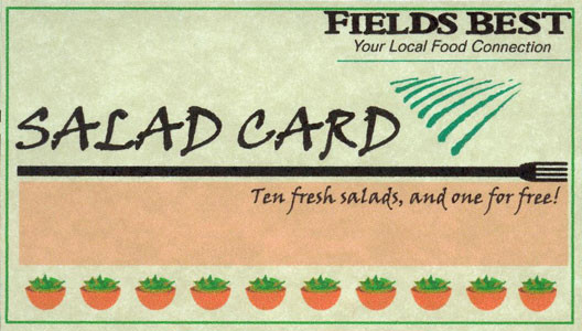 Salad Card