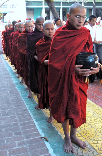 Monks in Amarapura, Myanmar
