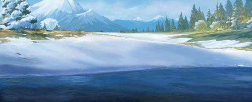 Snowscape Background