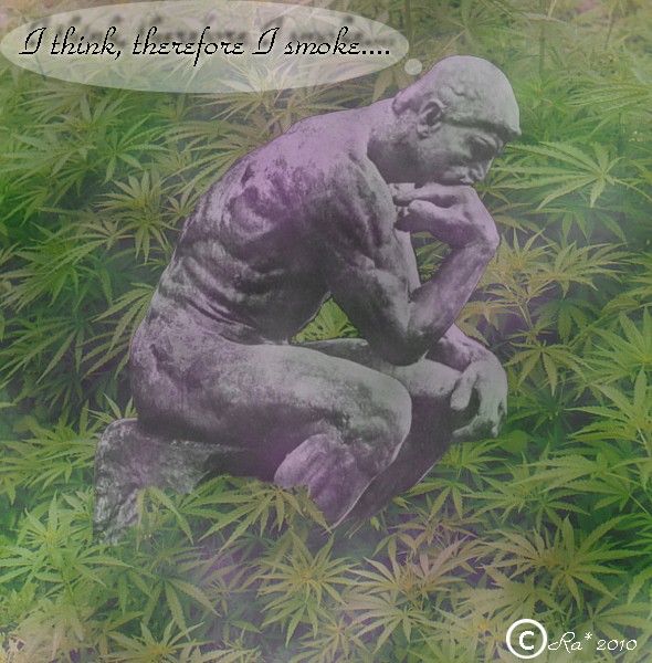 I think, therefore I smoke...