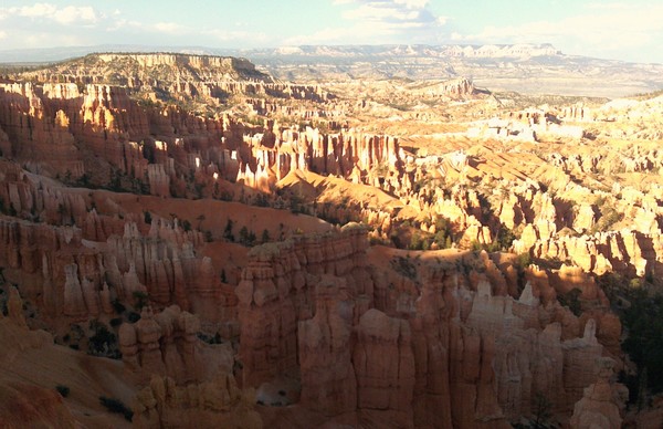 view to the bryce canyon.