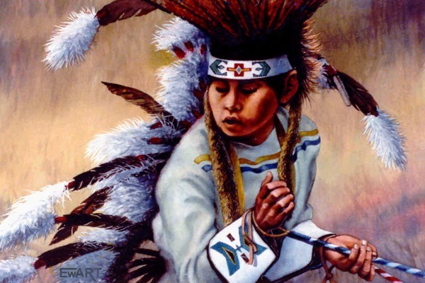 A Blackfoot Boy Dancer