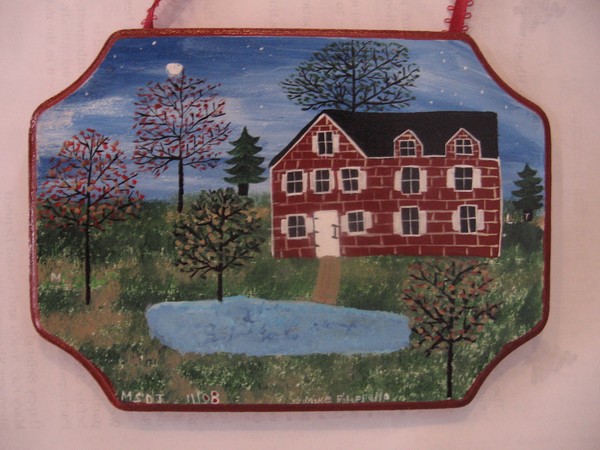 Paintings on Small Wooden Plaques