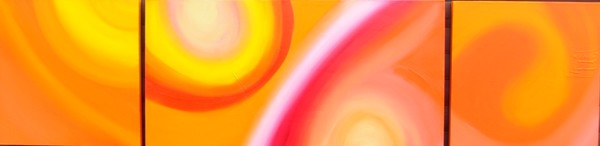 Sun Glow  ( D' Abstract triptych )
