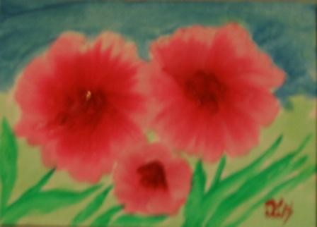 ACEO ATC - Flowers 4