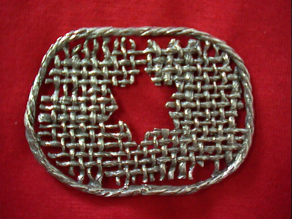 Hand made sterling silver brooch