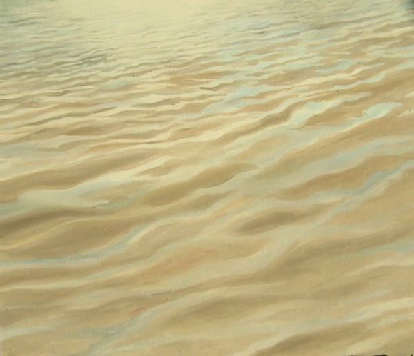 texture of sand and water