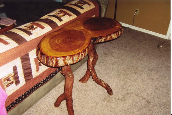 sofa table oak legs