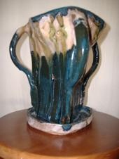 Glaze and Glass Vase