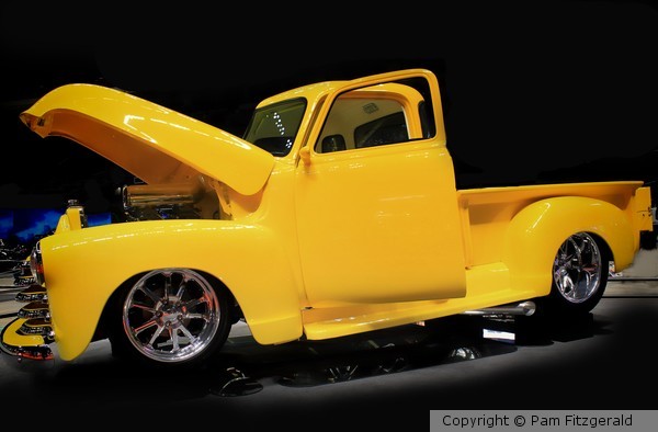 Yellow Custom Truck