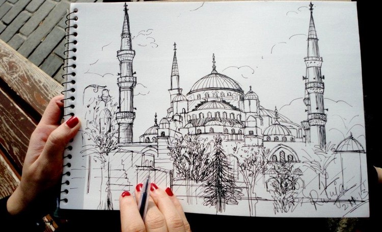 Sultanahmet Cami Sketch1