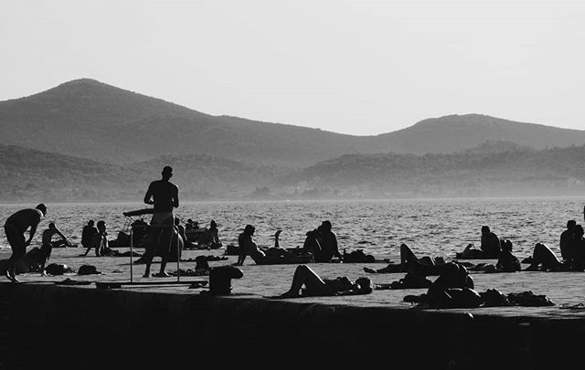 Summer heatphotography photographer eyeem eyeemphoto bw bwphotography zadar croatia dalmatia people 