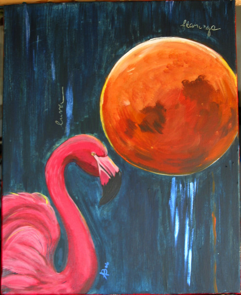 Flamingo Moon