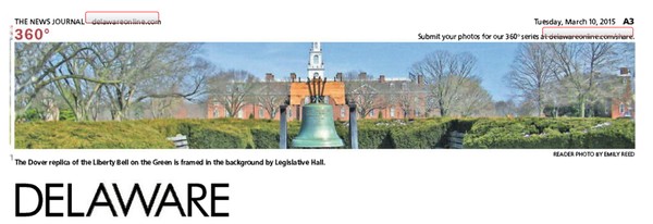 222nd News Journal Panorama-Dover Liberty Bell