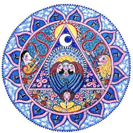 Vishuddhi - 5th Chakra Mandala