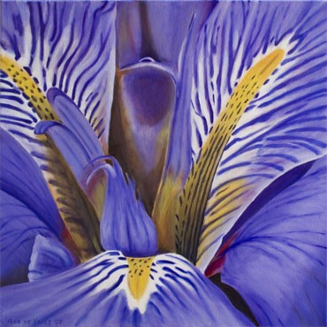 Flower painting #3, Iris
