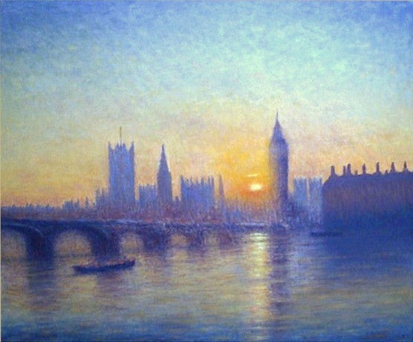 Sunset over Parliament
