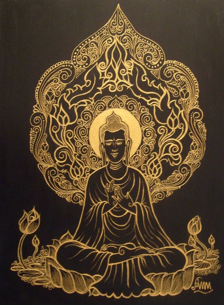 BUDDHA(Original art for sale 550-US$)