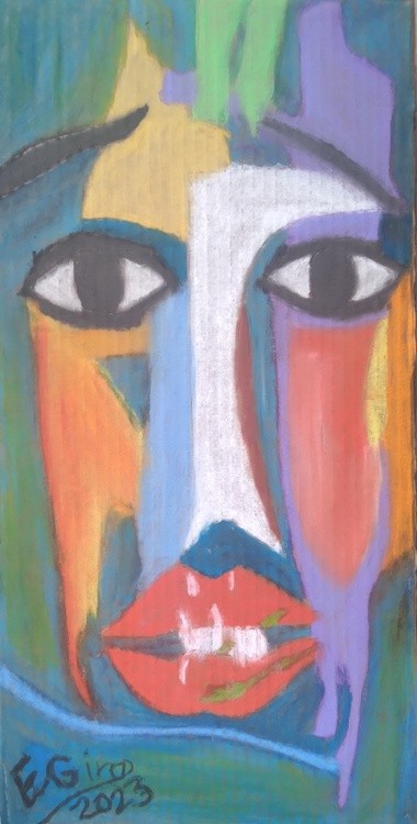 Abstract Portrait of Cuban Woman