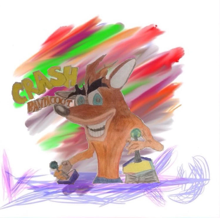Crash Bandicoot (video game character) digital art 