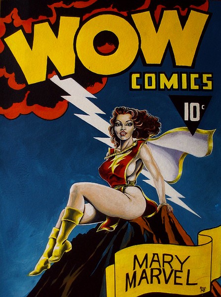Mary Marvel (vintage cover recreation)