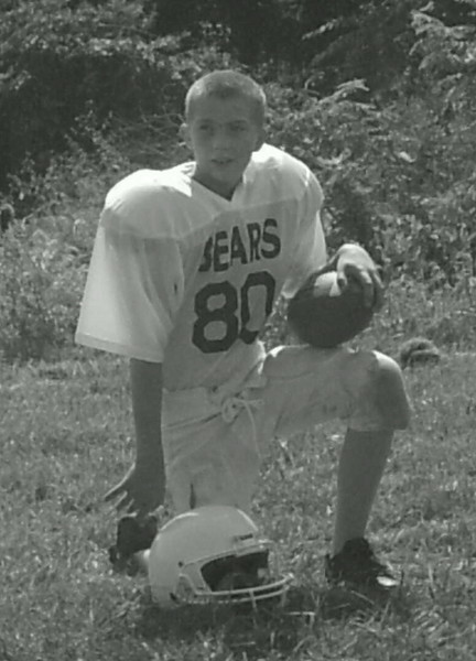 my son first year in football