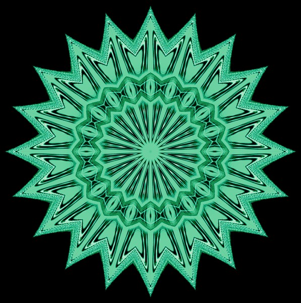 Kaleidoscope Star (Green)