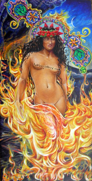 Pele (Hawai'ian Goddess of Fire/Valcano) 