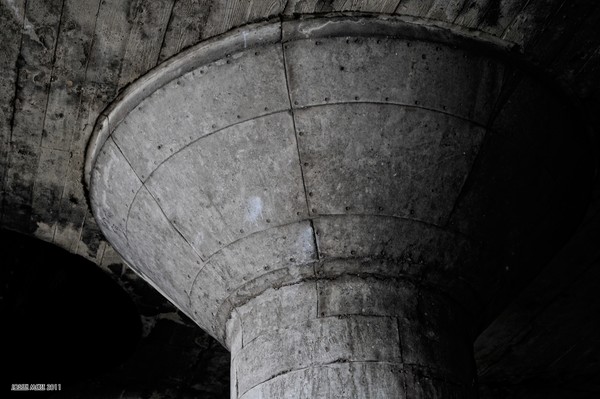 Cement column