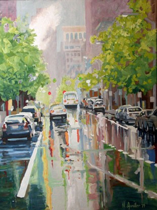 Cathedral Street - Rain