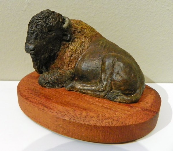 Small Buffalo Sculpture
