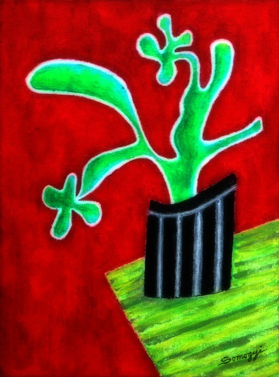 Cactus on Green Table