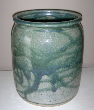Green Swirl Jar
