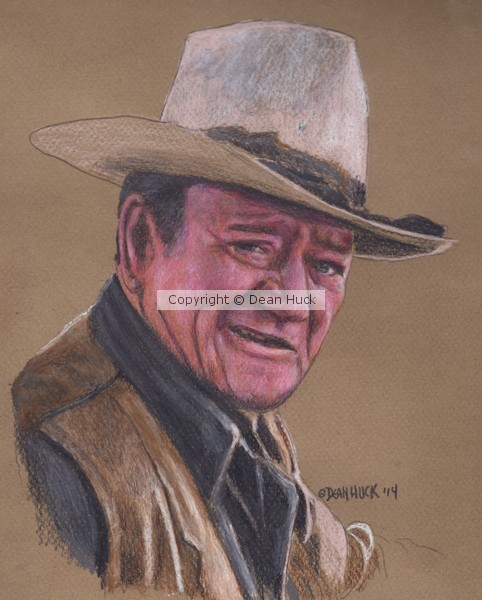 John Wayne - American Actor by Dean Huck
